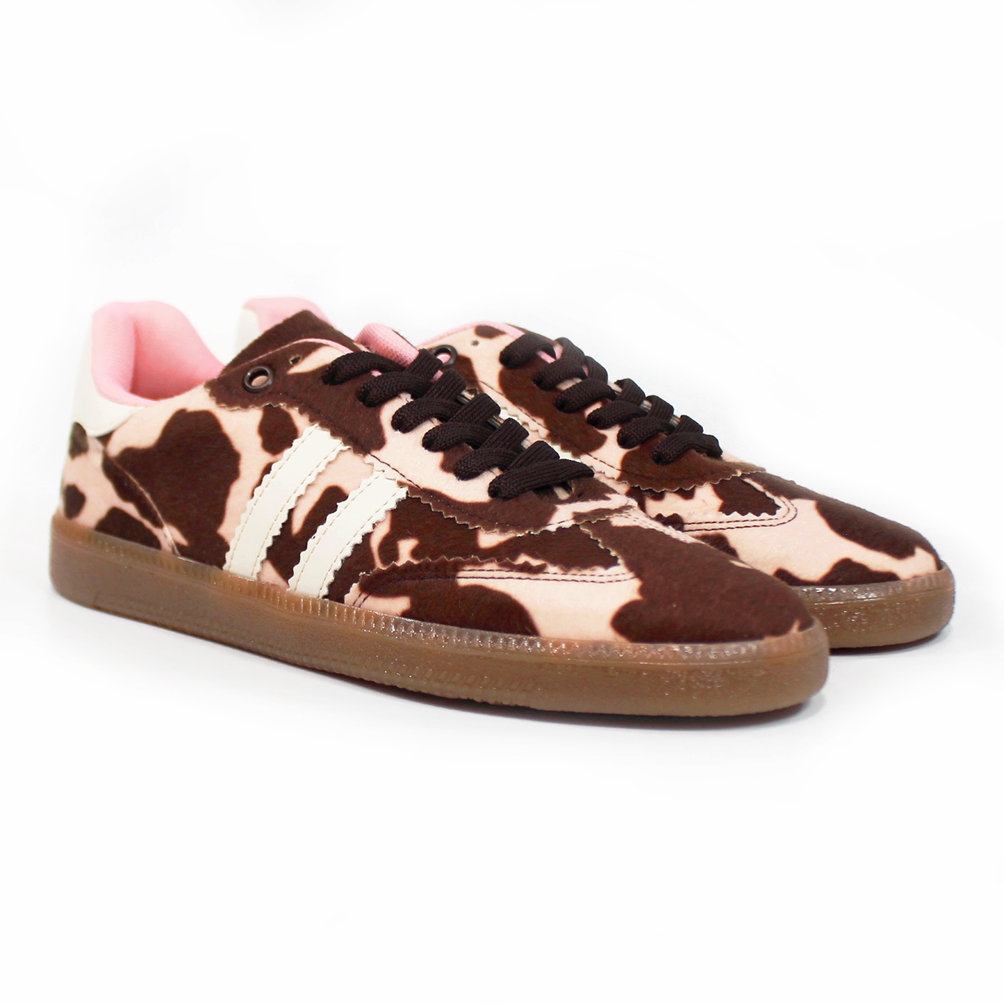 Tenis Sneaker Vaca Print dupe Samba de Dama TACZA