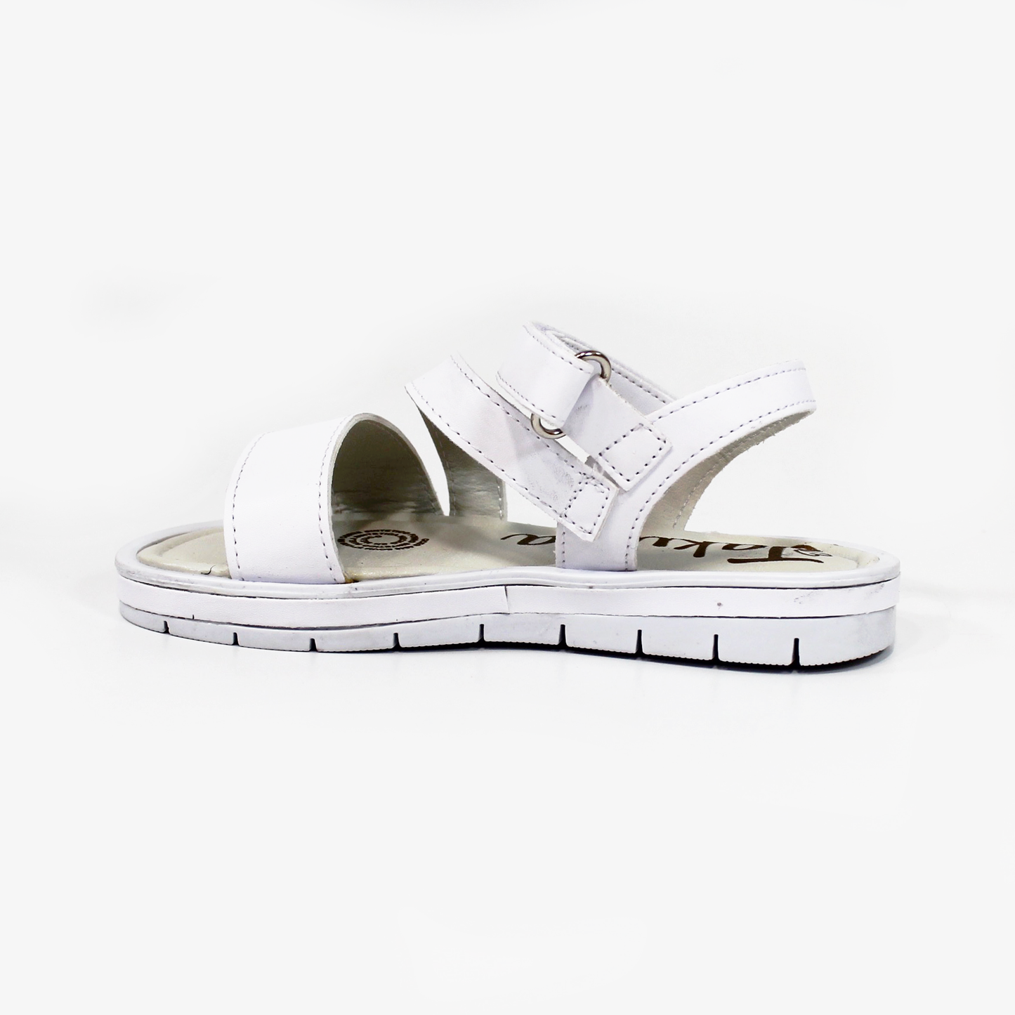 Sandalia de Niña Blanca con Velcro JAKUNA