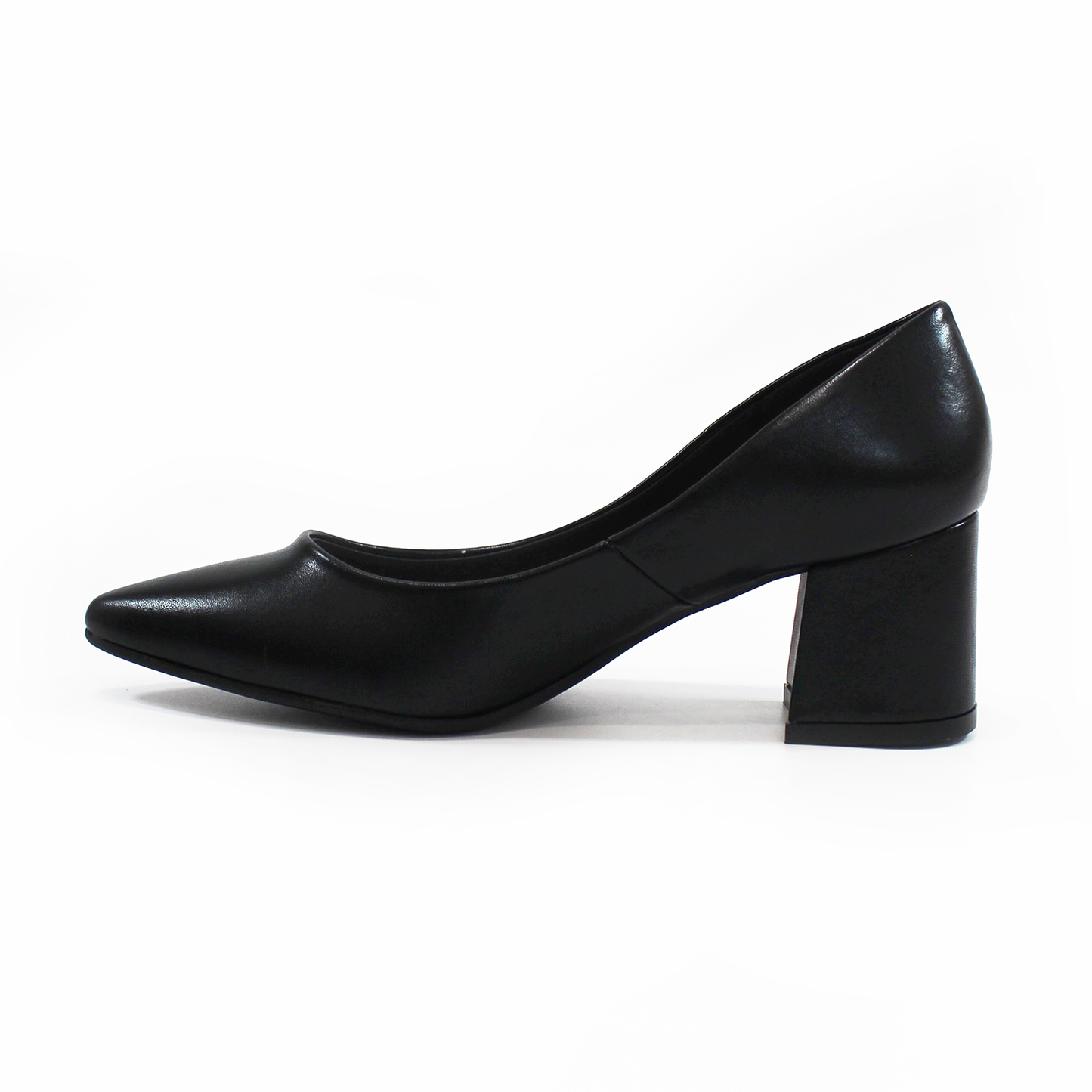 Zapatilla Tacón Bajo Cuadrado Negro con Memory Foam de Dama G.LOREN