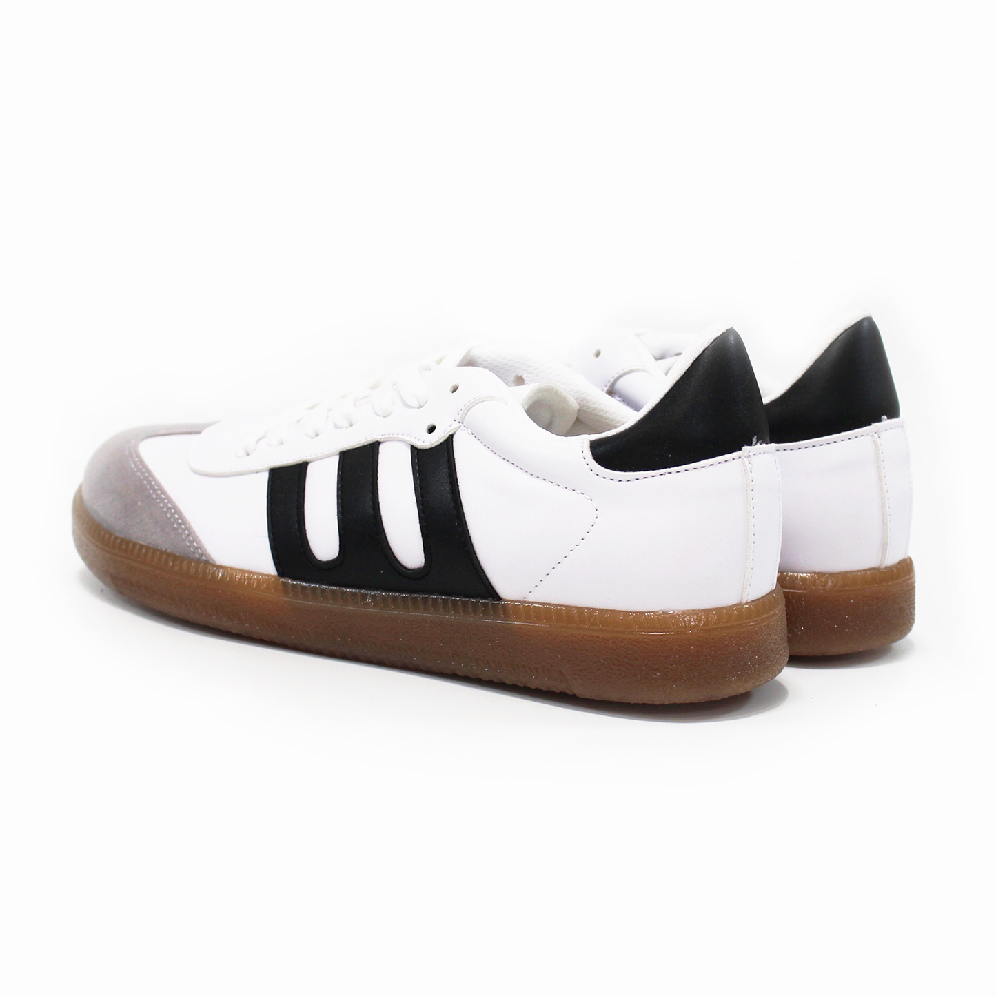 Tenis Sneaker tipo Samba Blanco con Negro de Dama TACZA