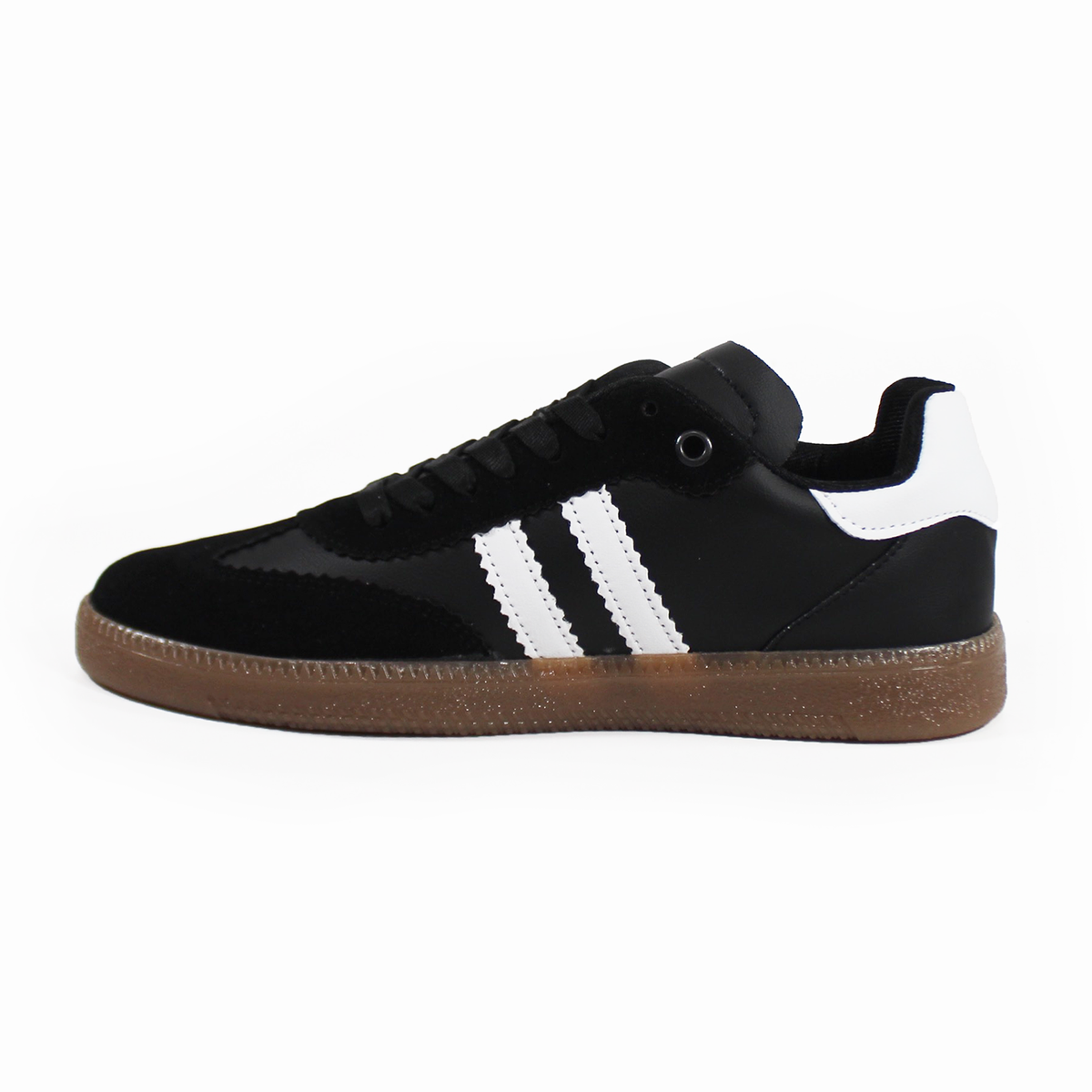 Sneaker Negro con Blanco dupe Samba de Dama TACZA