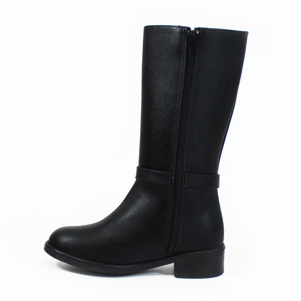 Bota Campera de Niña Negra con Detalles Dorados WILDCAT