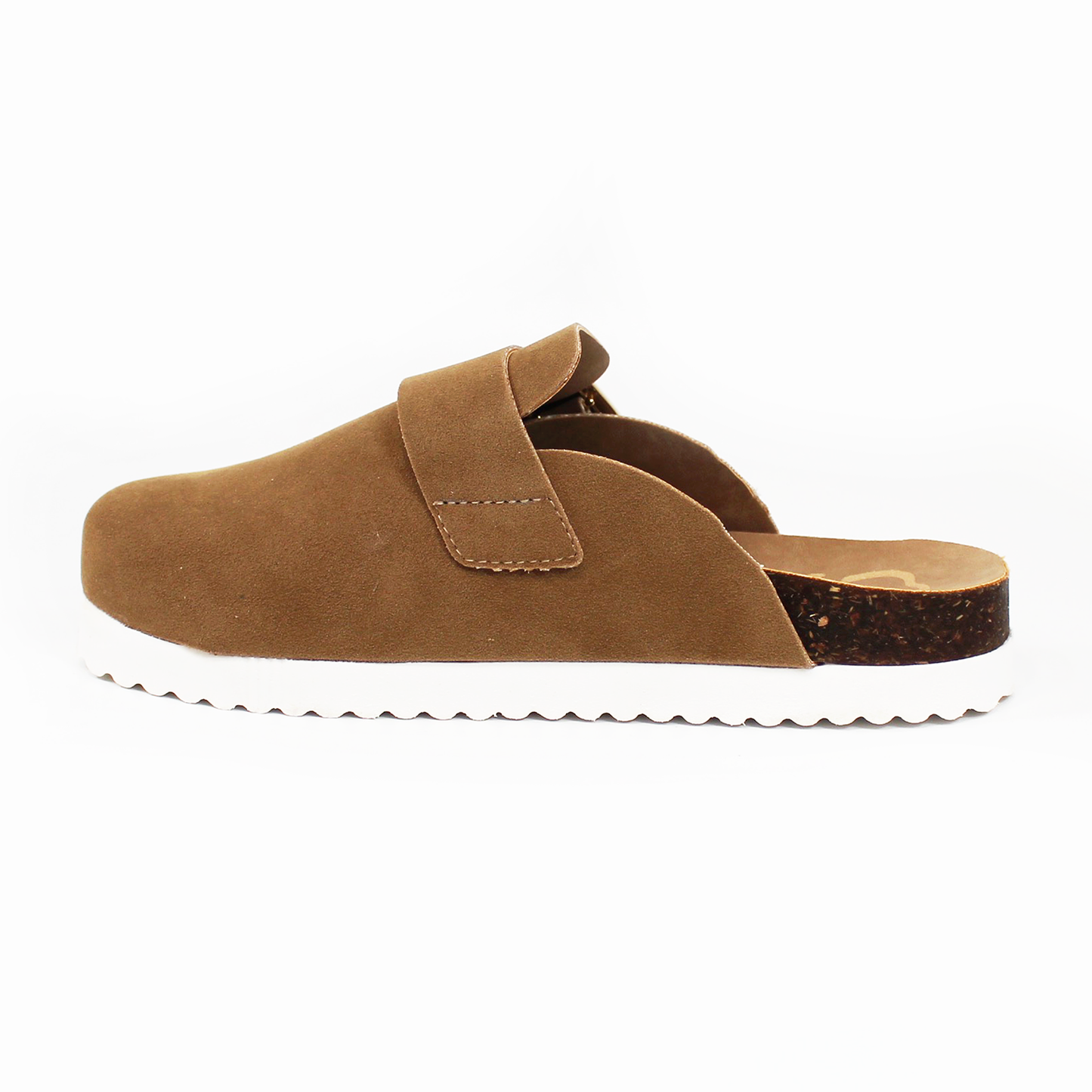Zueco NOMADAS Camel con Detalle Hebilla de Dama