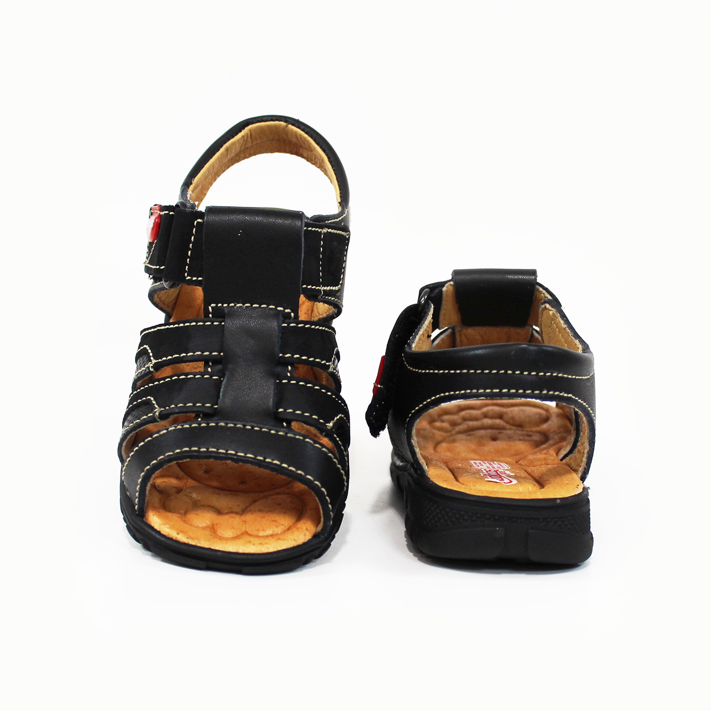 Sandalia para Niño Negro con Velcro RUDITOS