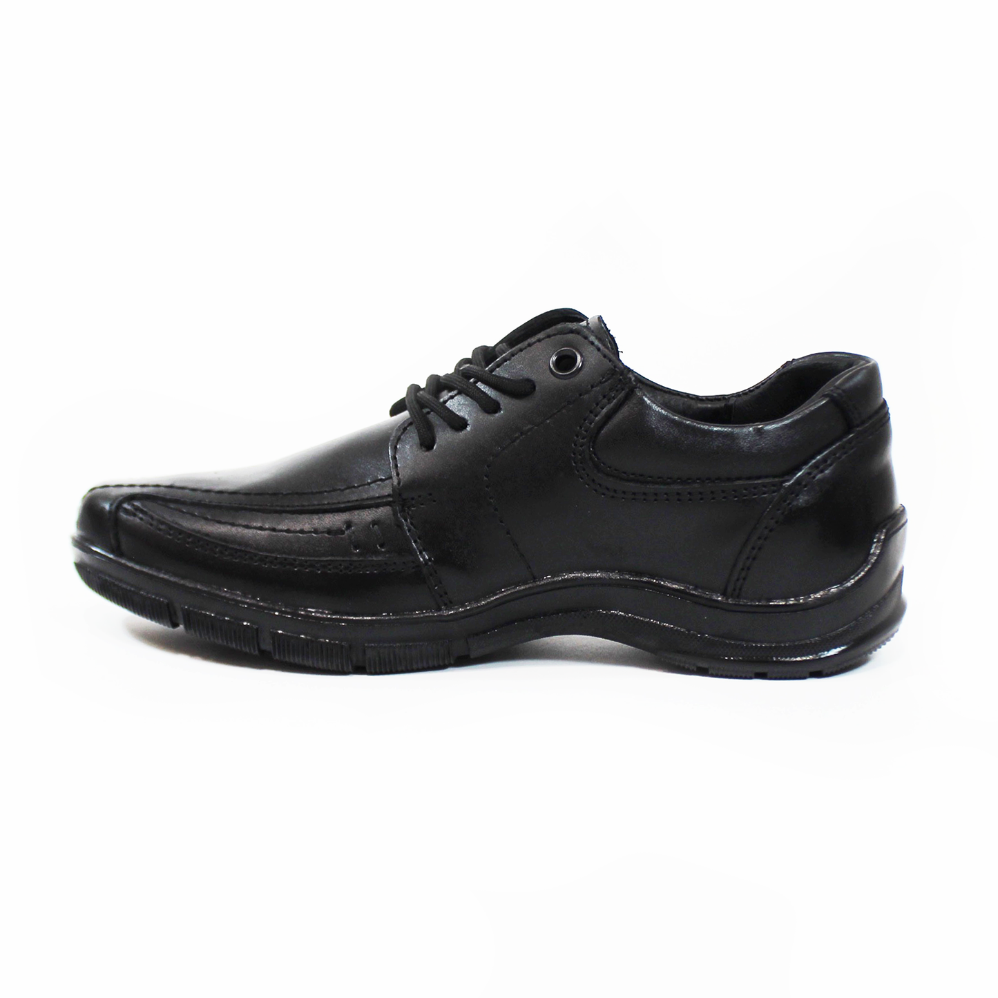 Zapato Escolar Negro de Cintas Juvenil NEVADA
