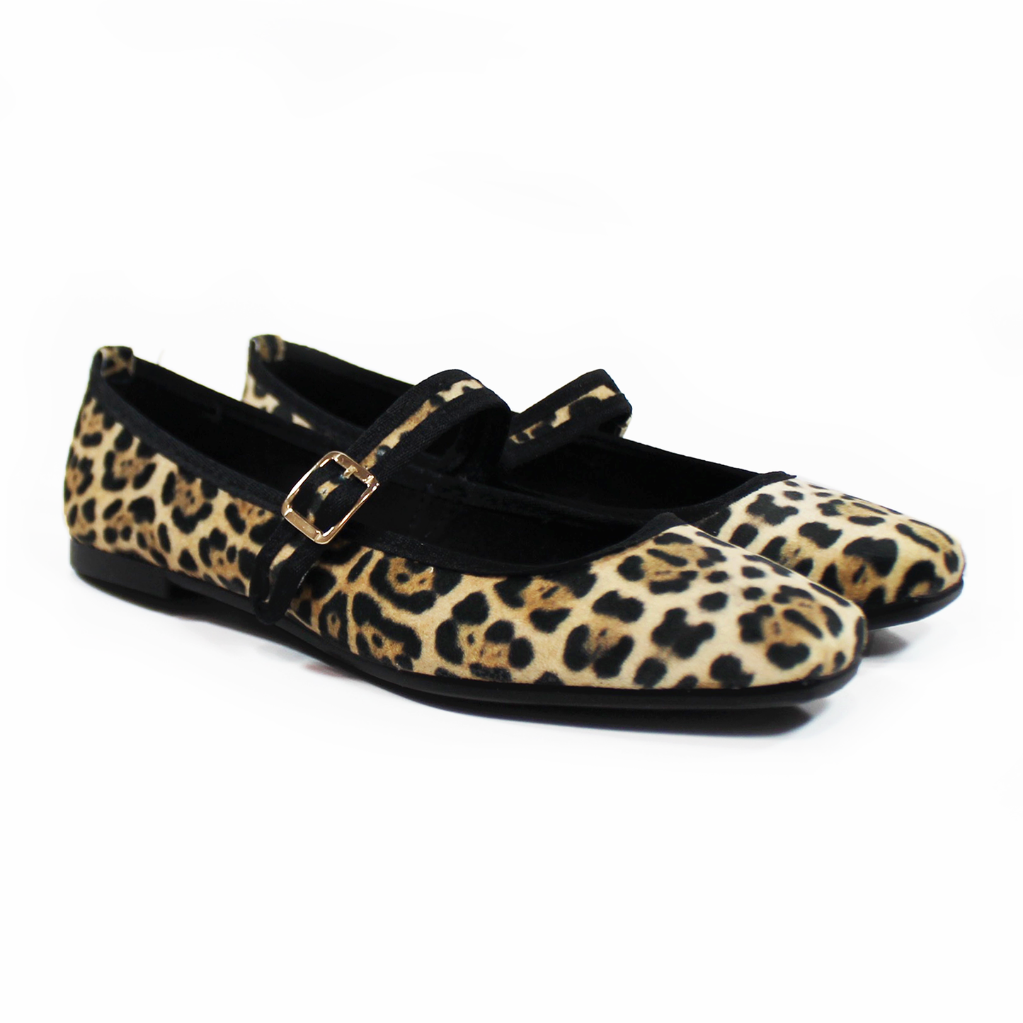 Mary Jane Flat Leopardo Print Melle NOMADAS de Dama