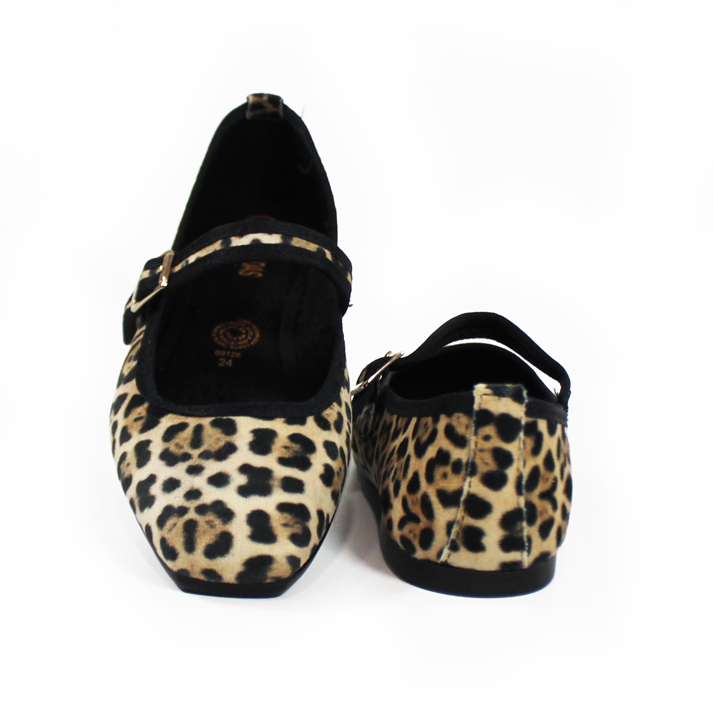 Mary Jane Flat Leopardo Print Melle NOMADAS de Dama