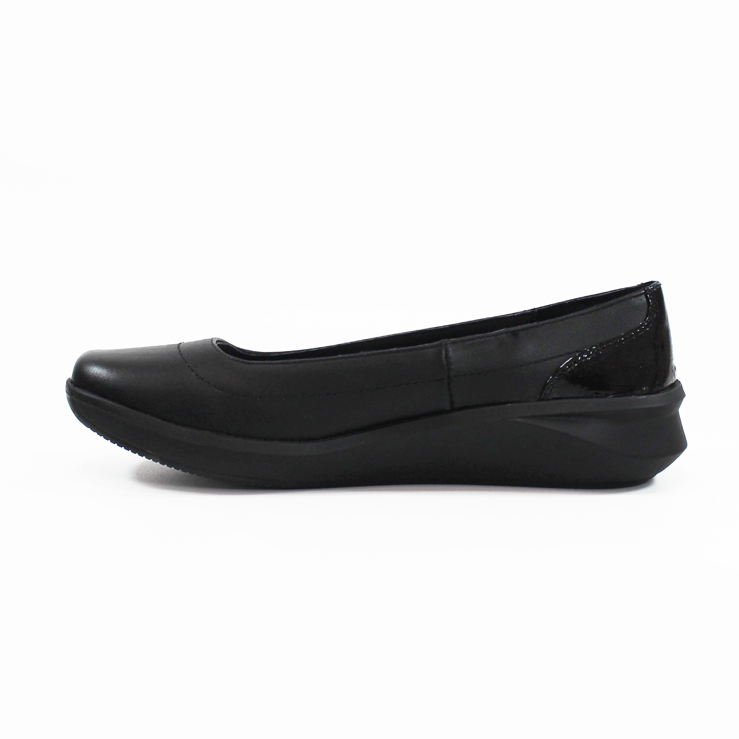 Zapato Confort de Piel Casual Negro para Dama SUAVE CAMINAR