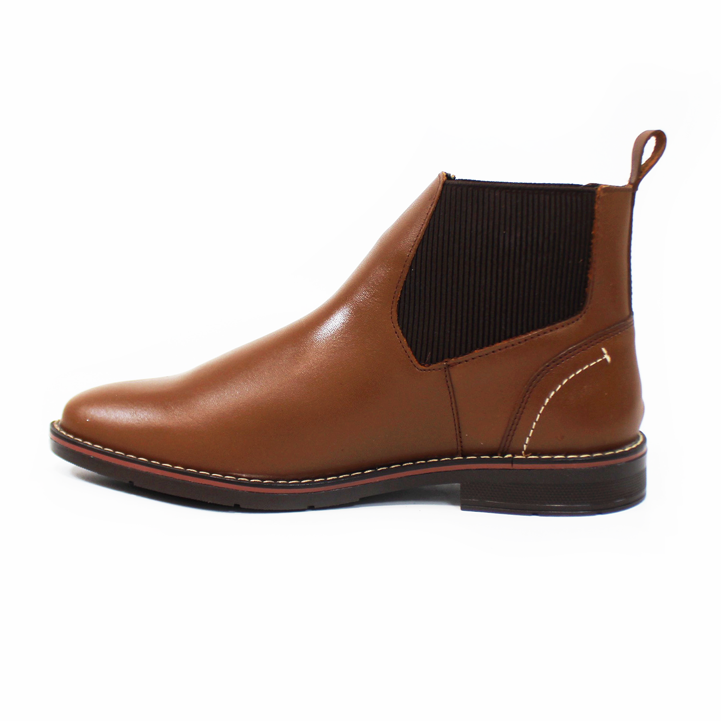 Bota Chelsea de Piel Miel de Hombre NEVADA