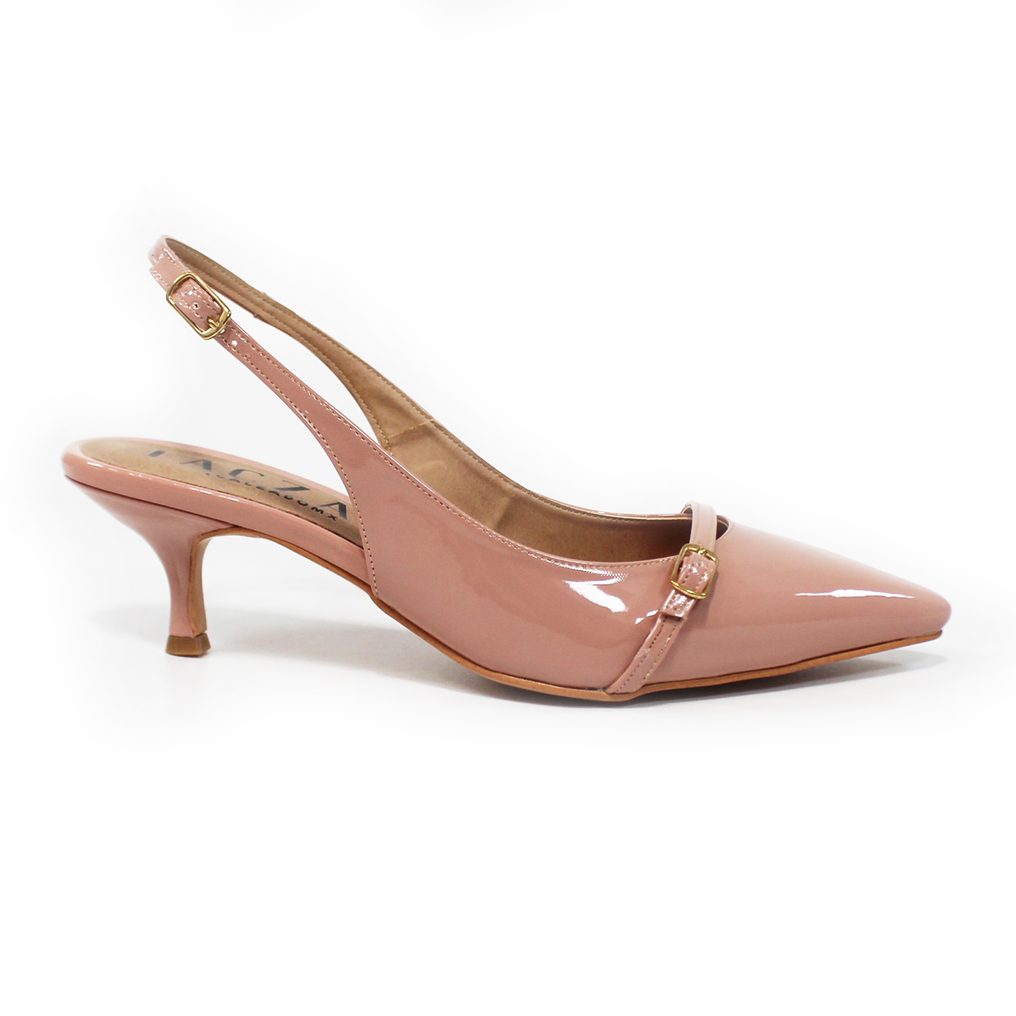 Zapatilla Kitten Nutty Charol Slingback de Dama TACZA