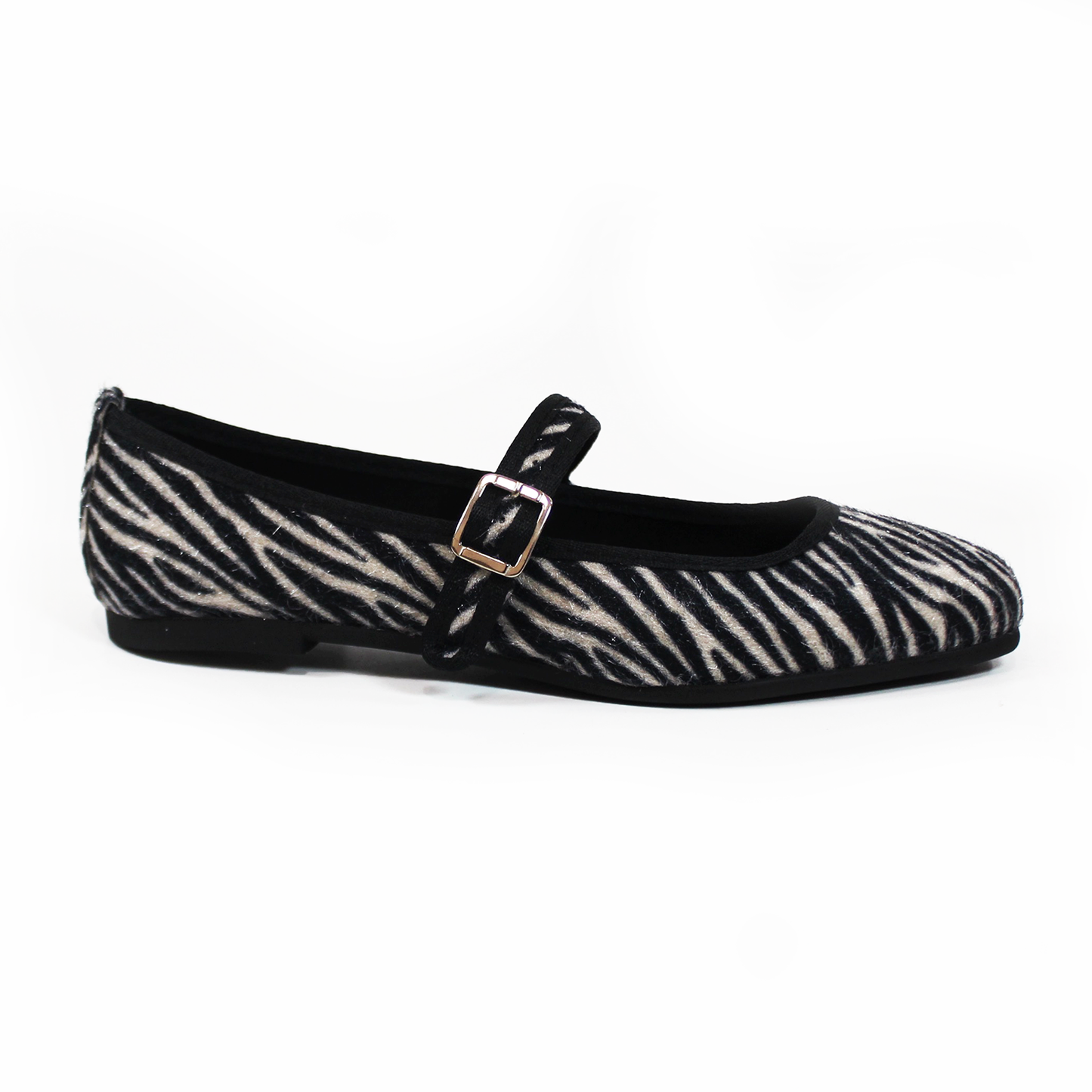 Mary Jane Flat Cebra Print Melle NOMADAS de Dama