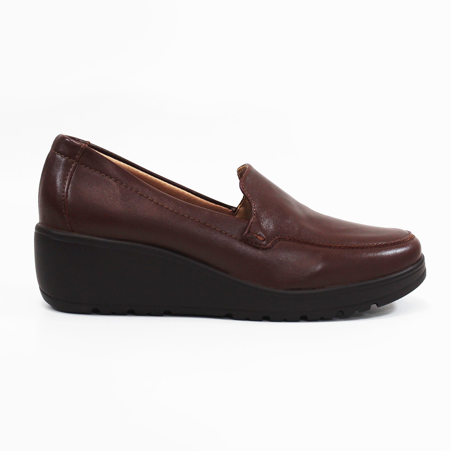 Zapato Confort Casual con Plataforma Café para Dama NOMADAS