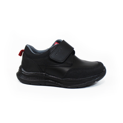 Zapato Escolar de Niño Negro con Velcro VAVITO