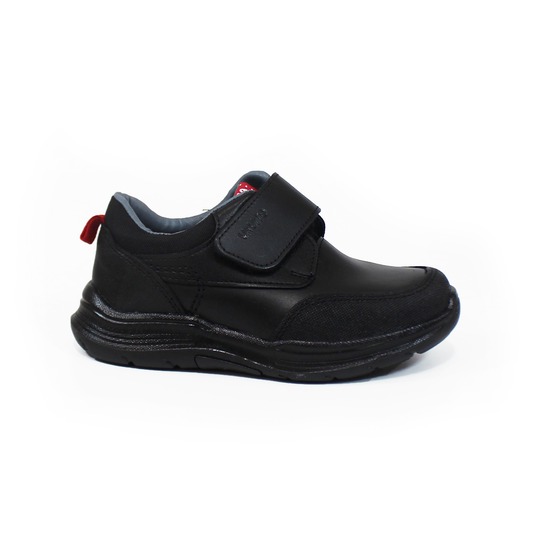 Zapato Escolar de Niño Negro con Velcro VAVITO