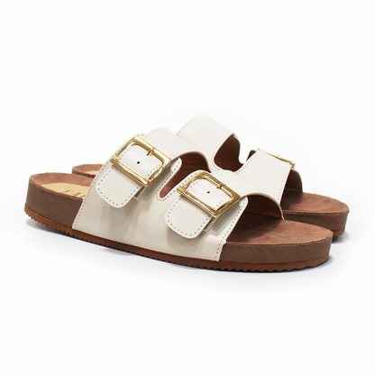 Sandalias de Piso Doble Hebilla Late de Dama TACZA