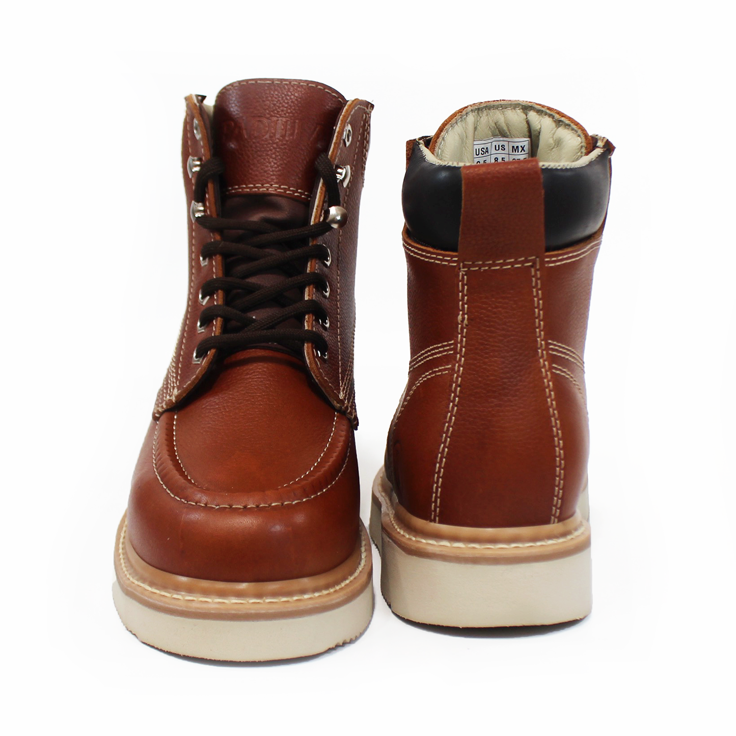 Bota de Trabajo Piel Roble de Cintas Suela Mil Rayas para Caballero PADILLA