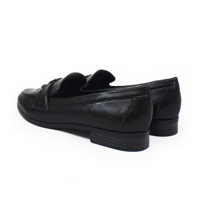 Mocasín Clásico Negro de Dama DVA
