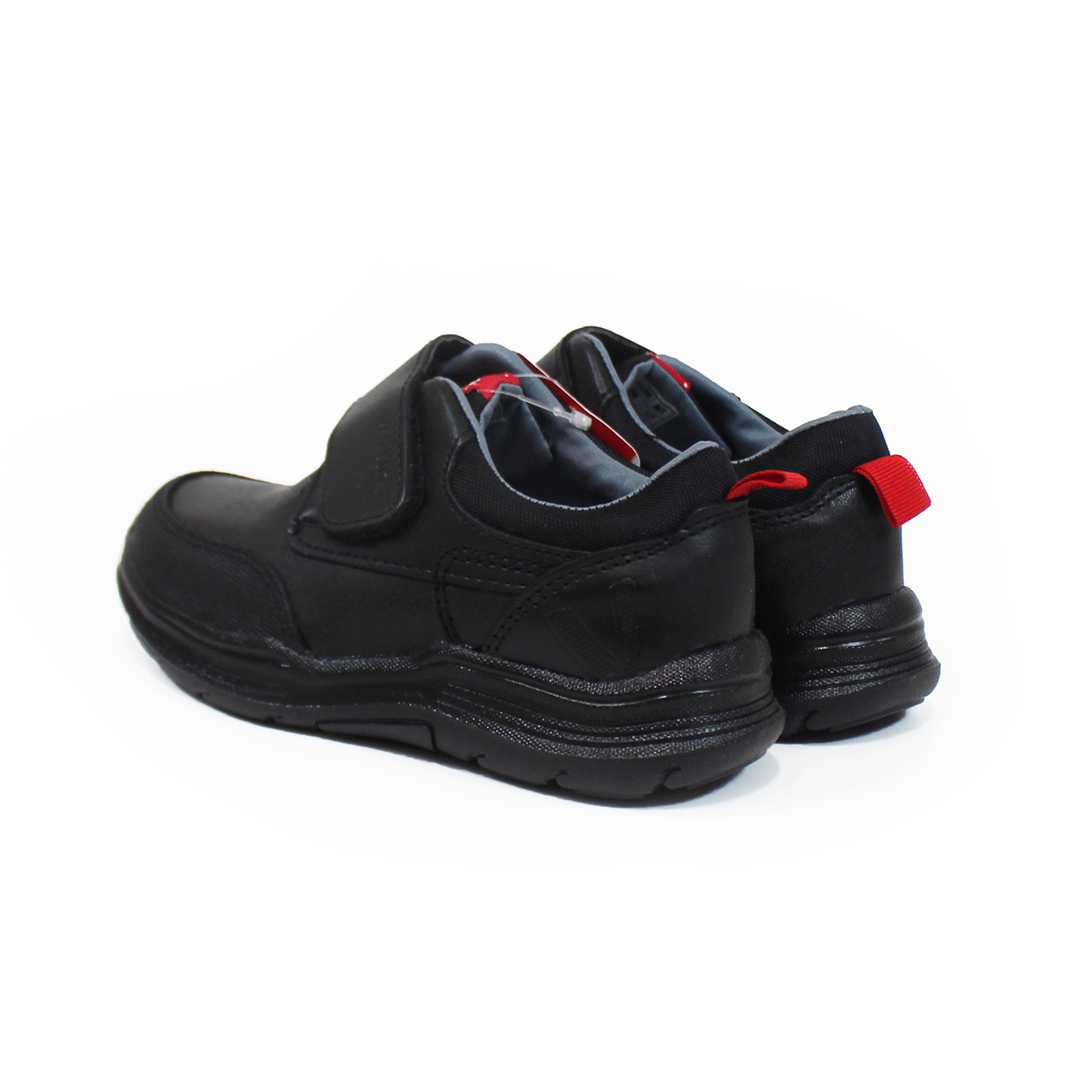 Zapato Escolar de Niño Negro con Velcro VAVITO