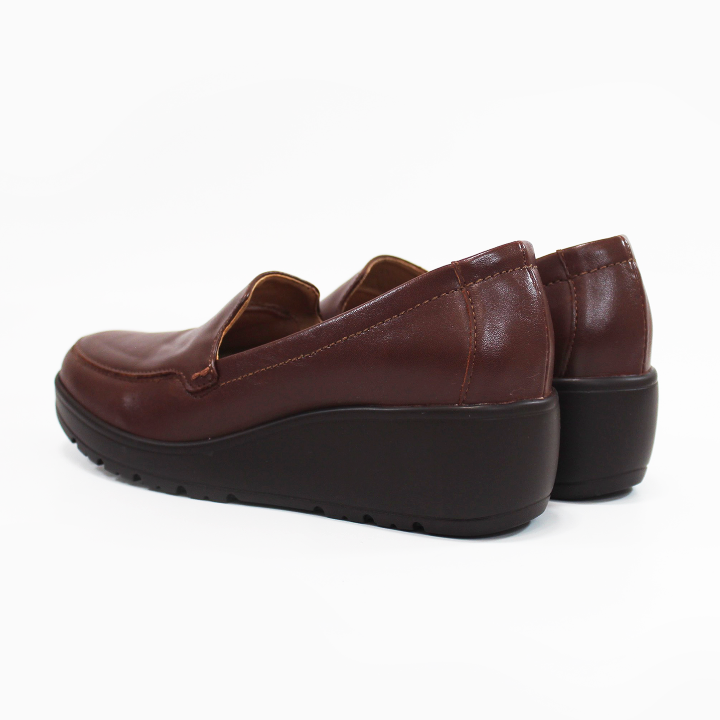 Zapato Confort Casual con Plataforma Café para Dama NOMADAS