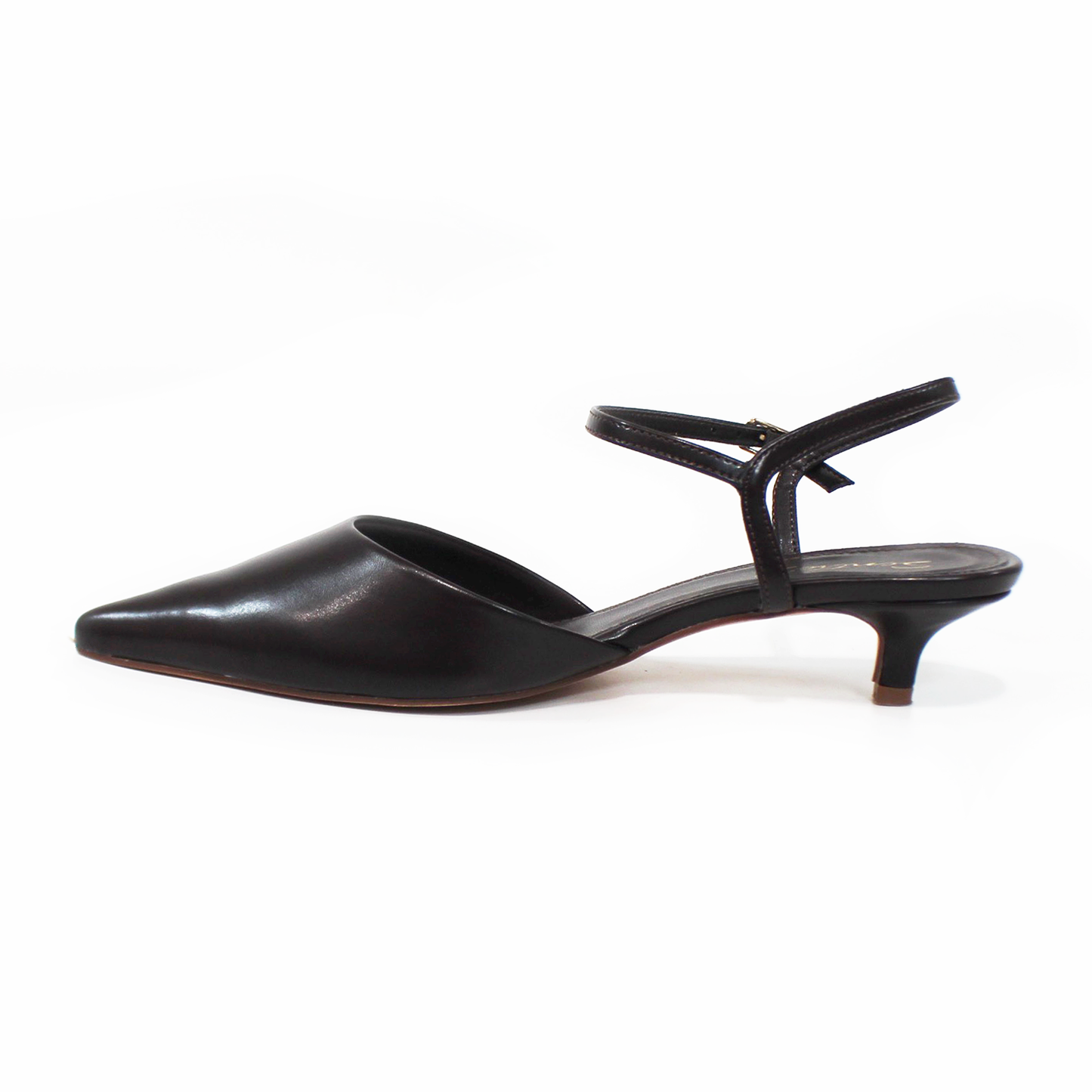 Kitten Heel Puntal Moka Chocolate con Pulsera de Dama SENTIES