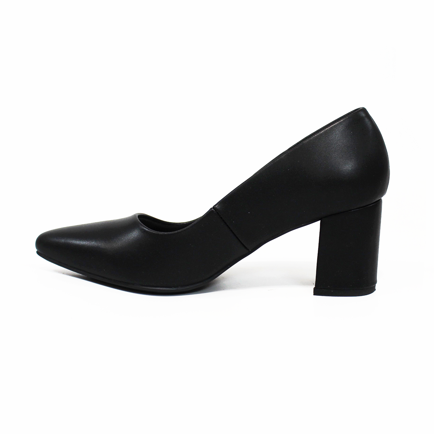 Zapatilla Confort Negro con Tacón Ancho de Dama LADY PAULINA