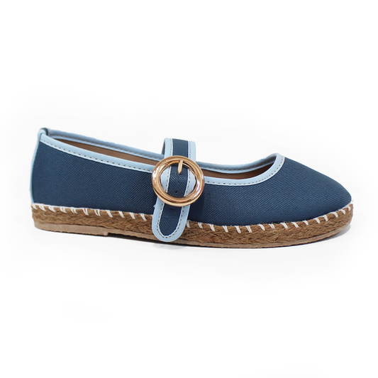 Alpargata Mary Jane Azul TACZA