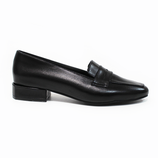 Mocasín Clásico Negro de Dama TACZA