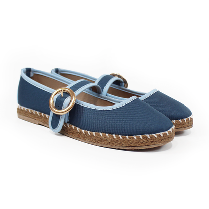 Alpargata Mary Jane Azul TACZA