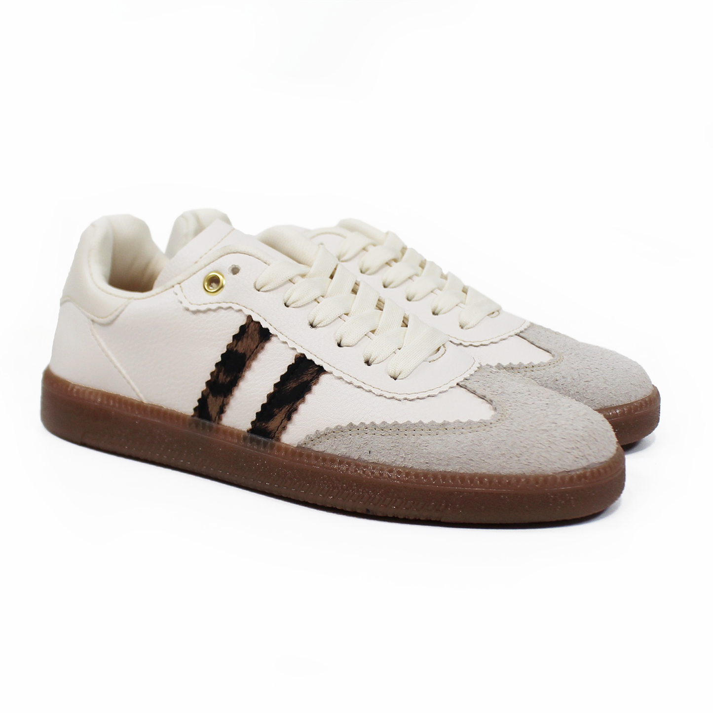 Sneaker Late con Leopard Print dupe Samba de Dama TACZA