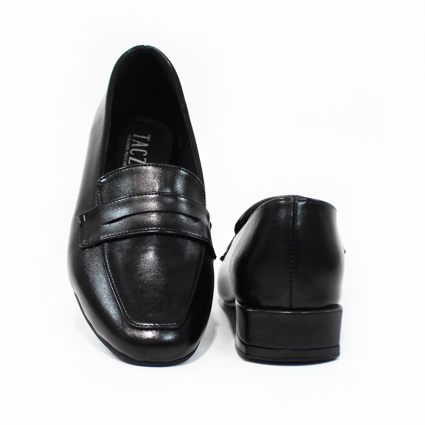 Mocasín Clásico Negro de Dama TACZA