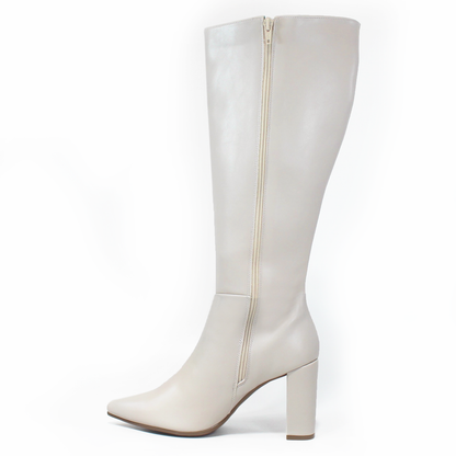 Bota Alta de Vestir Puntal Late con Cierre lateral LADY PAULINA