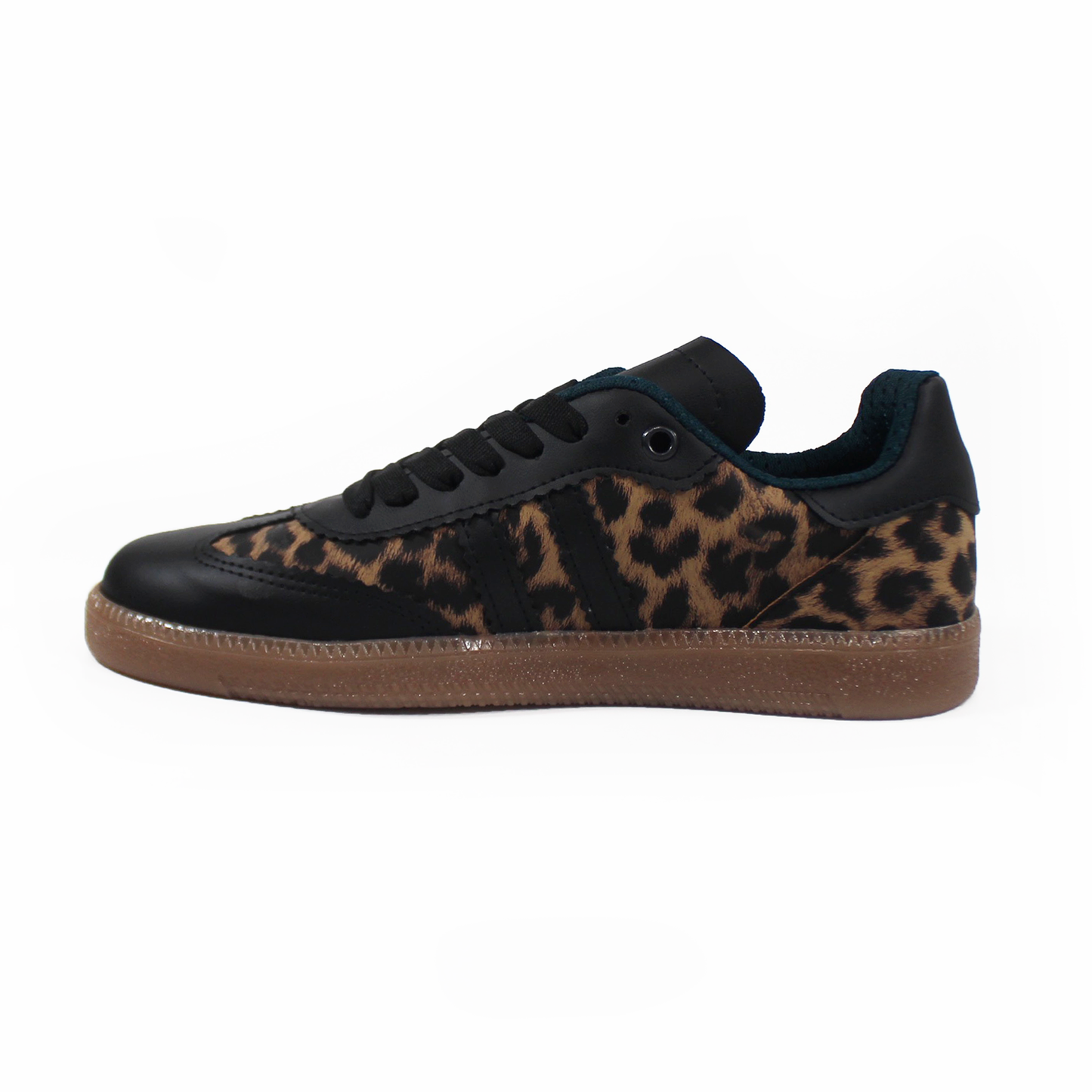 Sneaker Negro Leopard Print dupe Samba de Dama TACZA