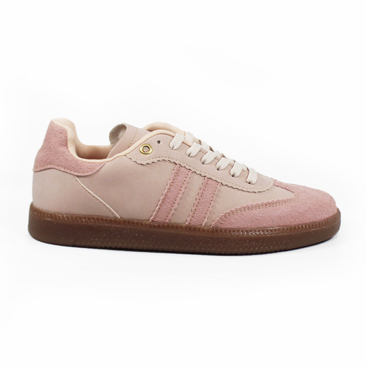 Tenis Sneaker Rosa dupe Samba de Dama TACZA
