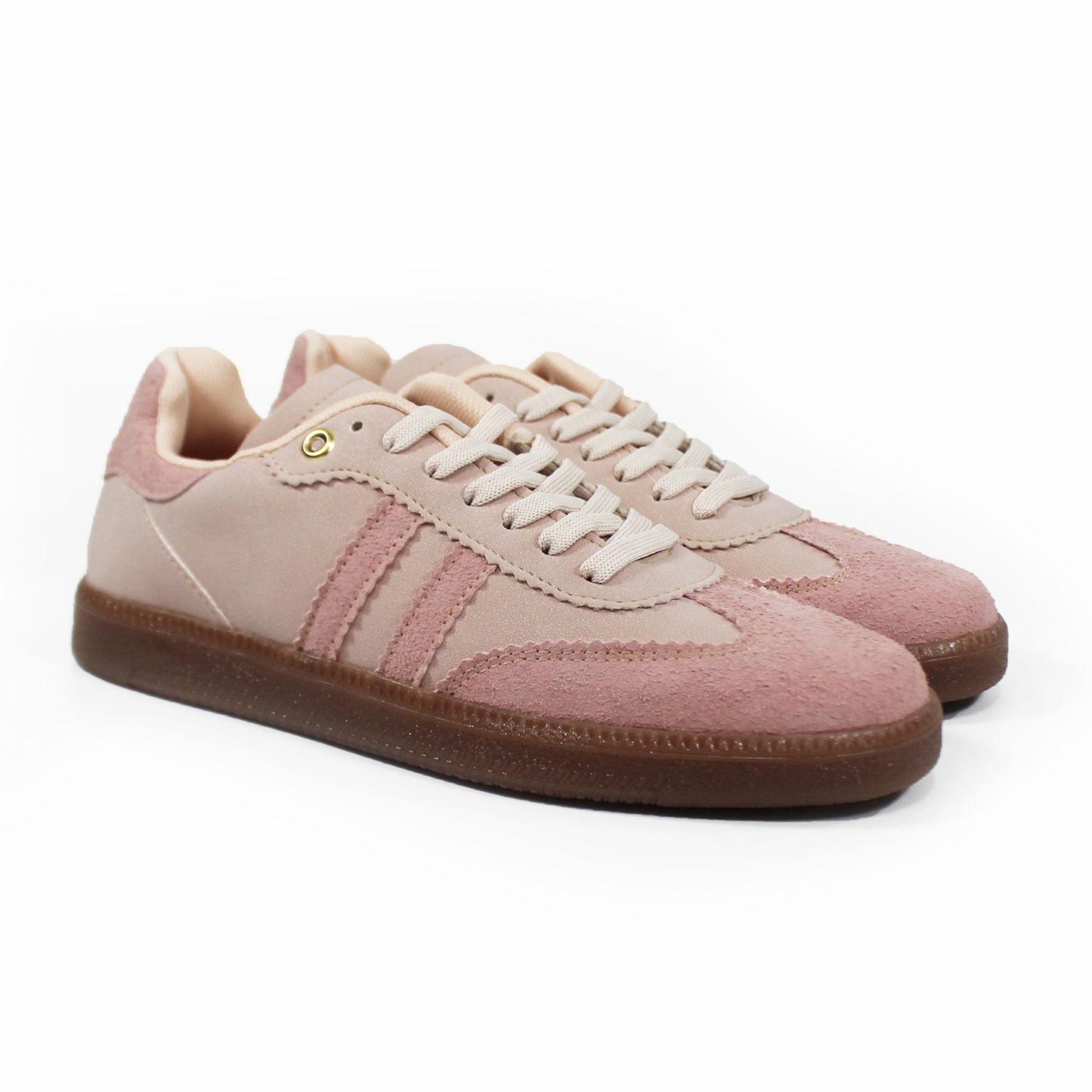 Tenis Sneaker Rosa dupe Samba de Dama TACZA