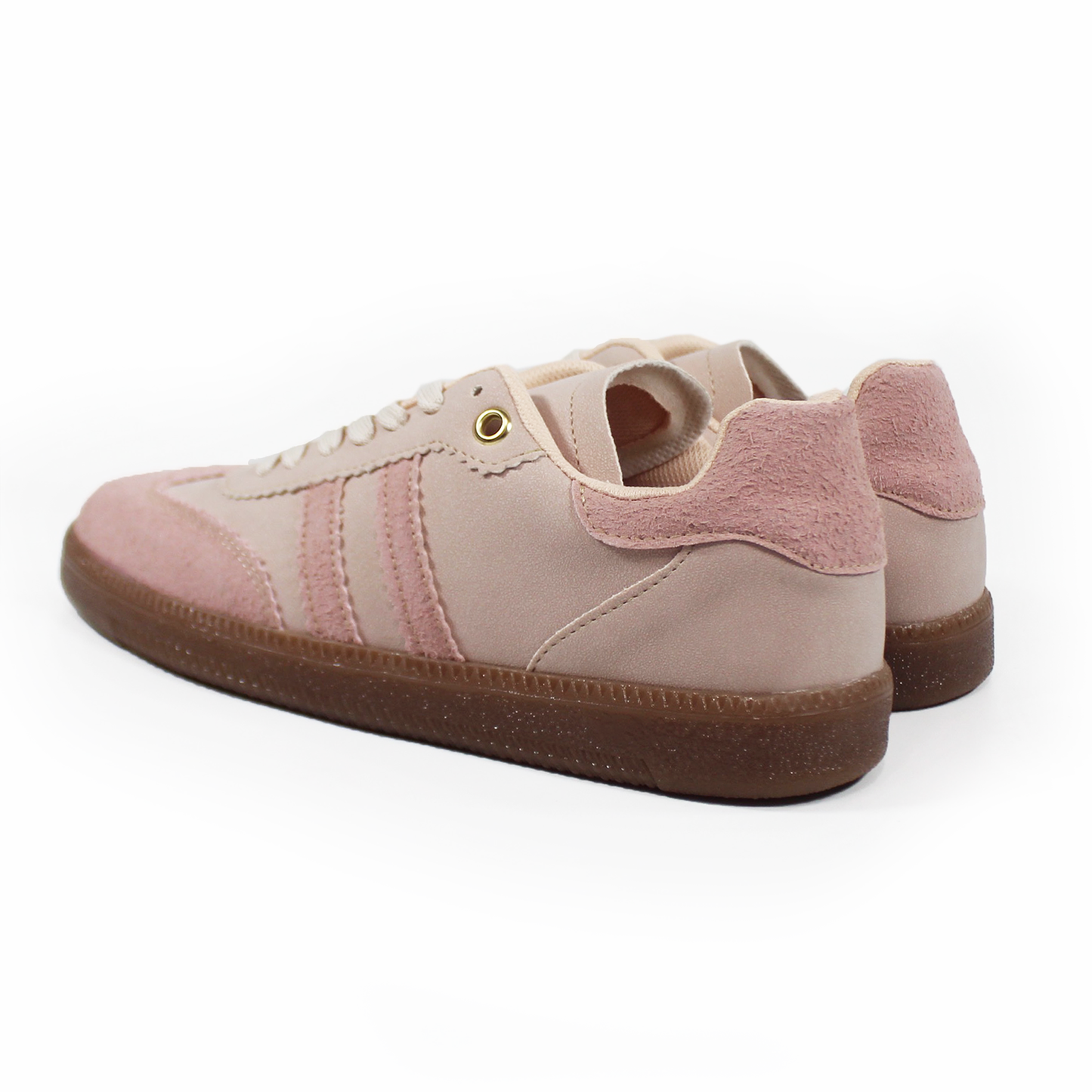 Tenis Sneaker Rosa dupe Samba de Dama TACZA