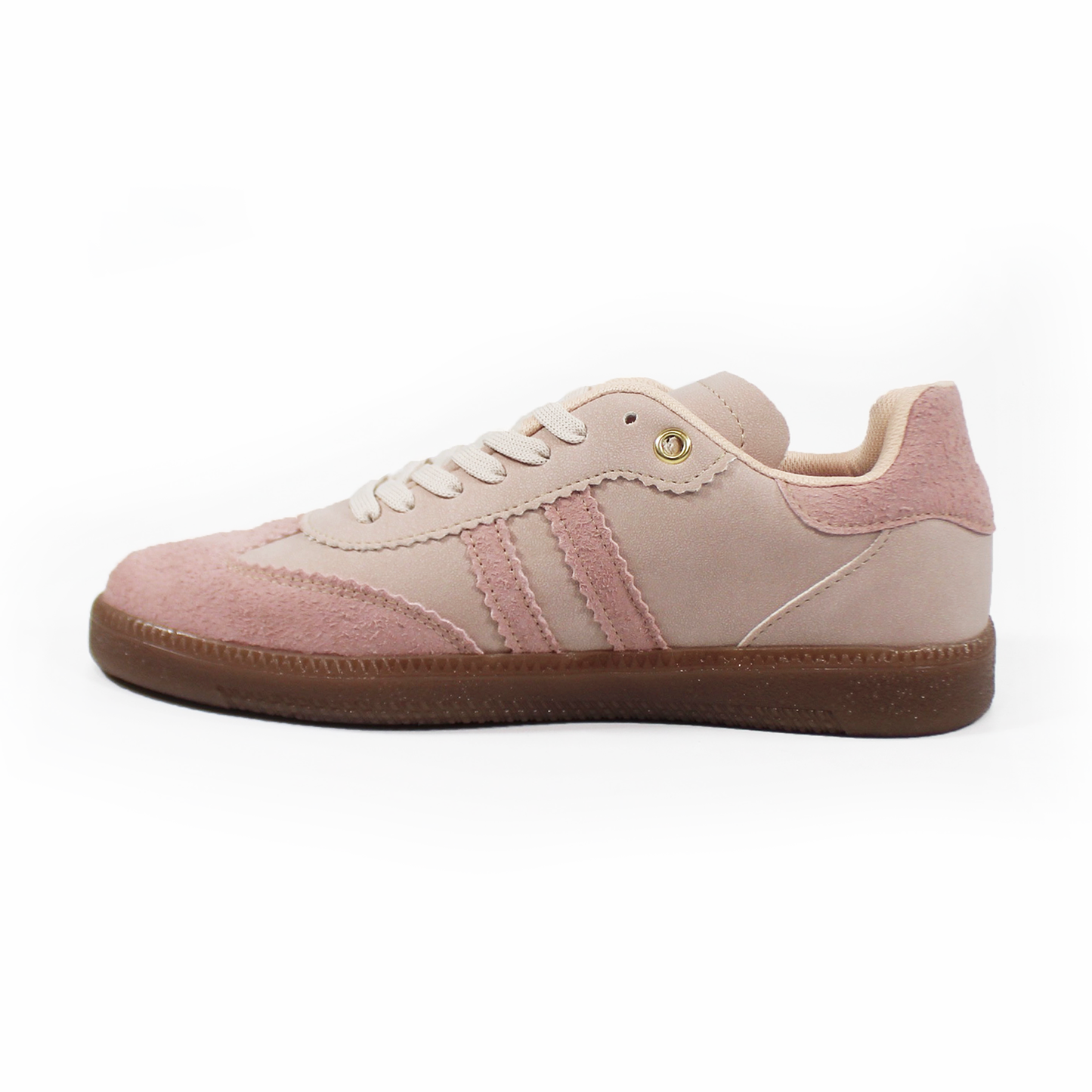Tenis Sneaker Rosa dupe Samba de Dama TACZA