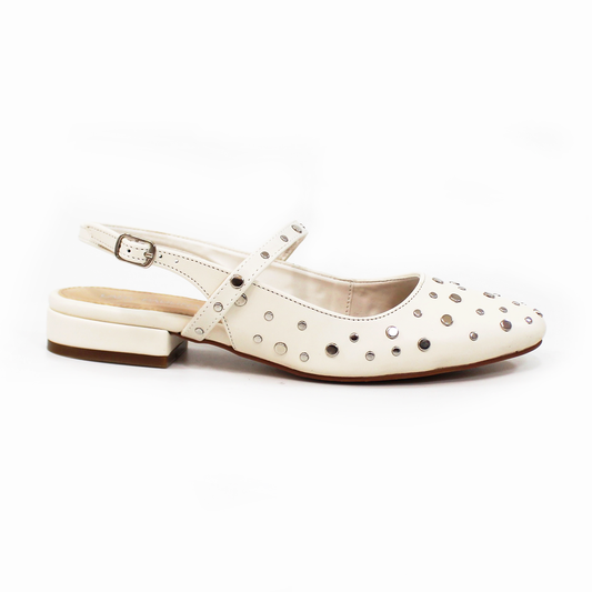 Flat Late con Estoperoles Slingback de Dama LADY PAULINA