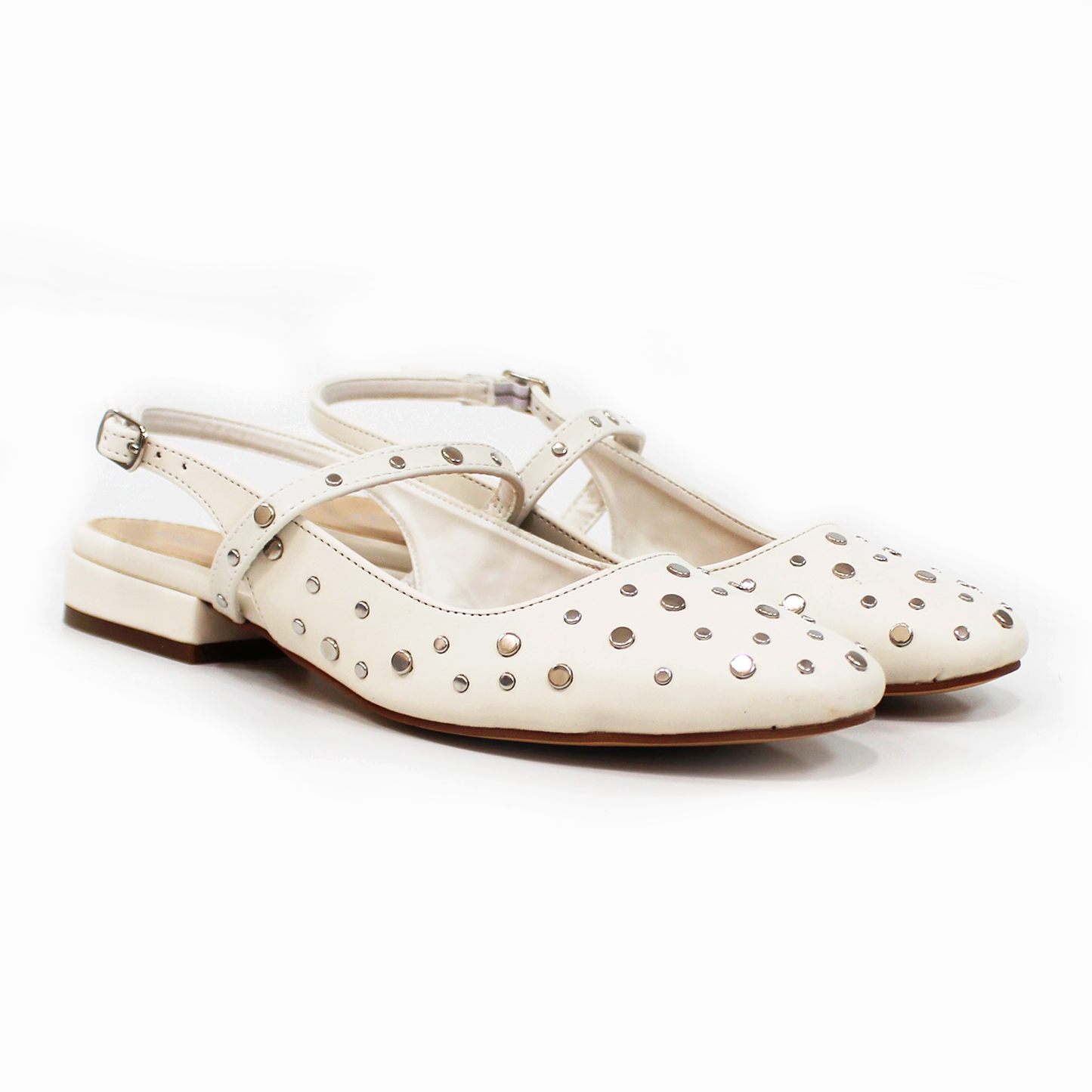 Flat Late con Estoperoles Slingback de Dama LADY PAULINA