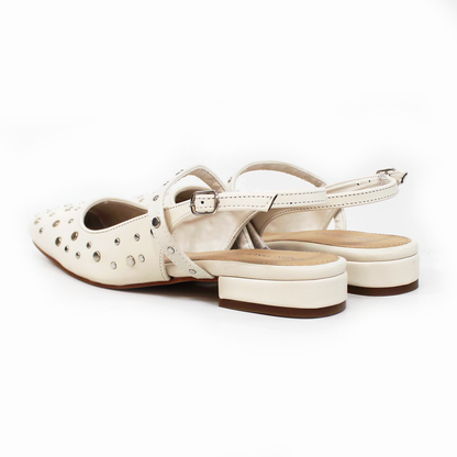 Flat Late con Estoperoles Slingback de Dama LADY PAULINA