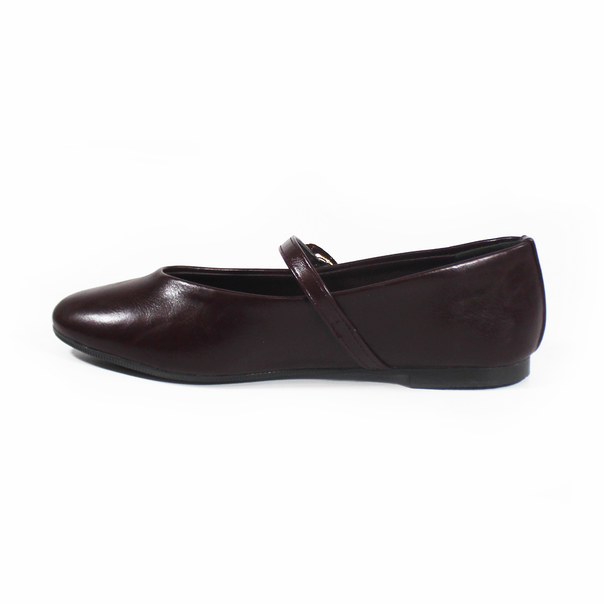 Flat Mary Jane Vino con Confort LADY PAULINA