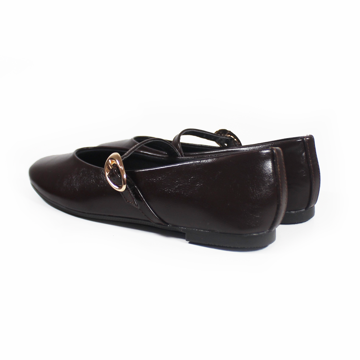 Flat Mary Jane Moka con Confort LADY PAULINA