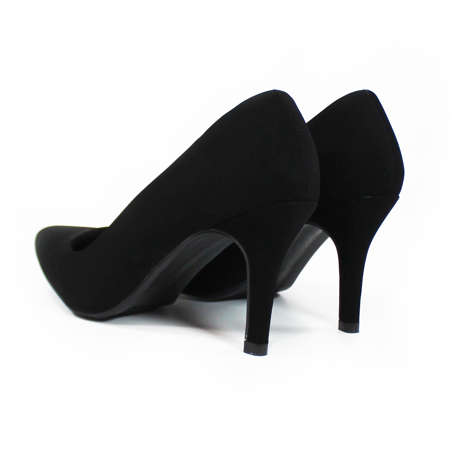 Zapatilla Confort Negro Ante LADY PAULINA