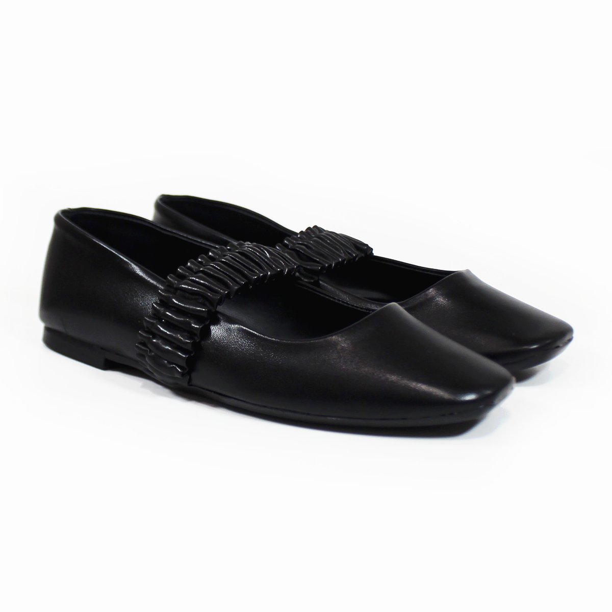 Flat Negro con Elástico en Empeine TACZA