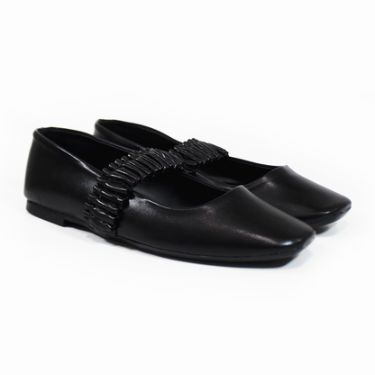 Flat Negro con Elástico en Empeine TACZA