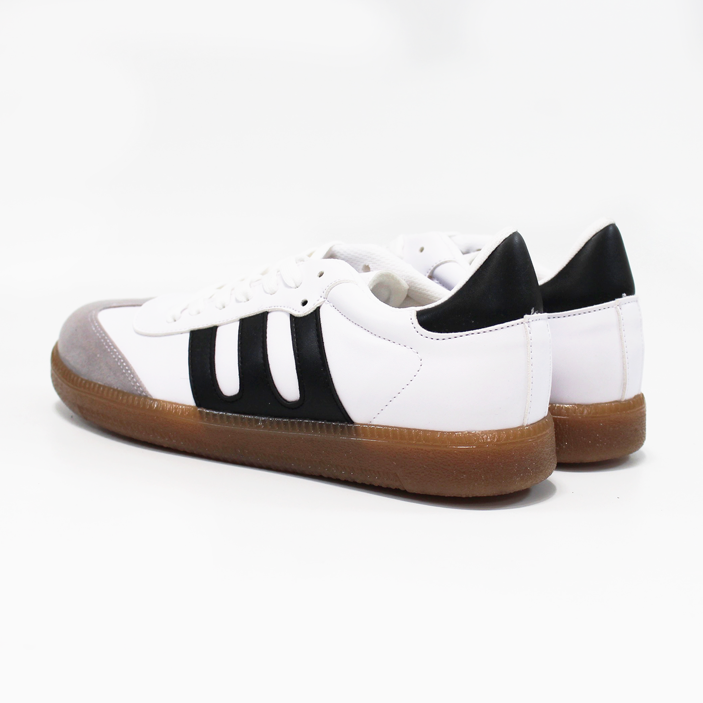 Tenis Sneaker tipo Samba Blanco con Negro de Dama TACZA