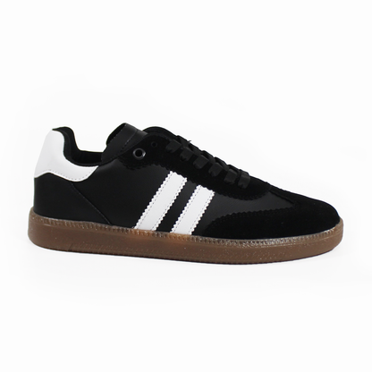 Sneaker Negro con Blanco dupe Samba de Dama TACZA