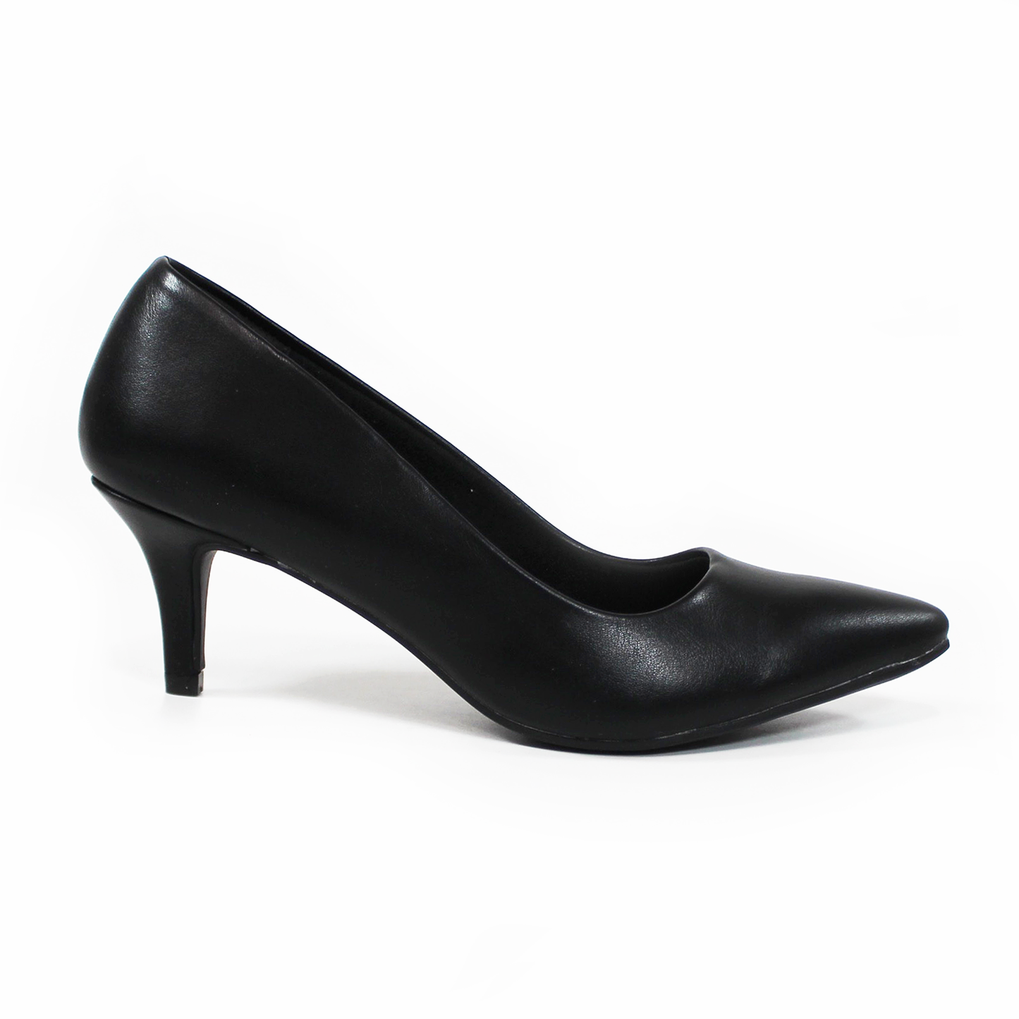 Zapatilla Confort Bajita Negro Tacón Delgado LADY PAULINA