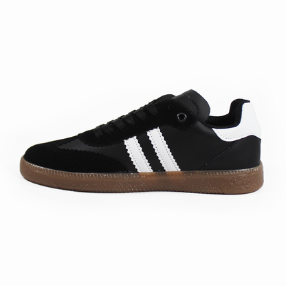 Sneaker Negro con Blanco dupe Samba de Dama TACZA