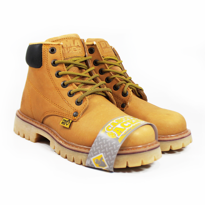Bota de Trabajo con Casco de Acero Clásica Working Topo Crazy para Caballero PMA