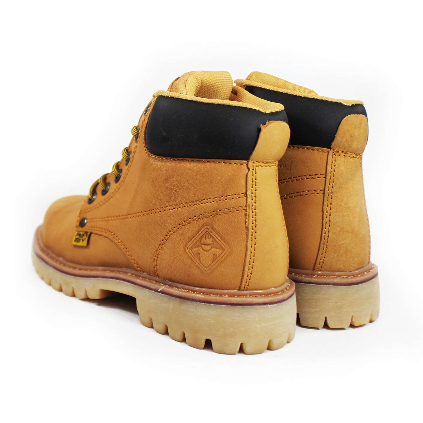 Bota de Trabajo con Casco de Acero Clásica Working Topo Crazy para Caballero PMA
